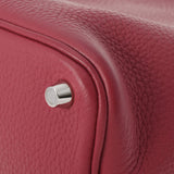 HERMES エルメス ピコタンロック PM  ルビー シルバー金具 T刻印(2015年頃) レディース トリヨンクレマンス  ハンドバッグ Aランク 中古 銀蔵