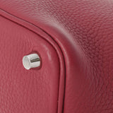 HERMES エルメス ピコタンロック PM  ルビー シルバー金具 T刻印(2015年頃) レディース トリヨンクレマンス  ハンドバッグ Aランク 中古 銀蔵