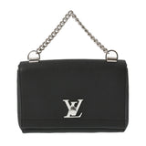 LOUIS VUITTON ルイヴィトン ロックミー2 BB ノワール シルバー金具 M51200 レディース カーフ ハンドバッグ Aランク 中古 銀蔵