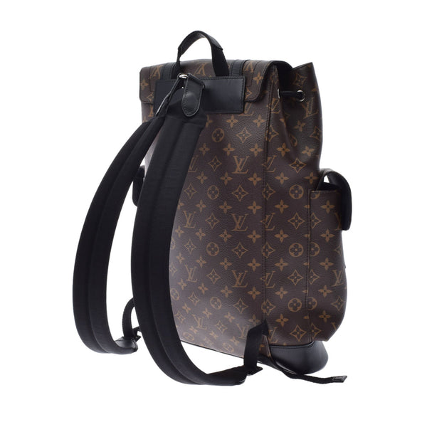 LOUIS VUITTON ルイヴィトン モノグラム マカサー クリストファー PM ブラウン M43735 メンズ モノグラムマカサー リュック・デイパック Aランク 中古 銀蔵