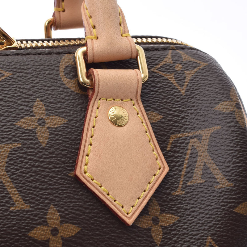 LOUIS VUITTON ルイヴィトン モノグラム スピーディバンドリエール 20 ブラウン M45948 ユニセックス モノグラムキャンバス ハンドバッグ Aランク 中古 銀蔵