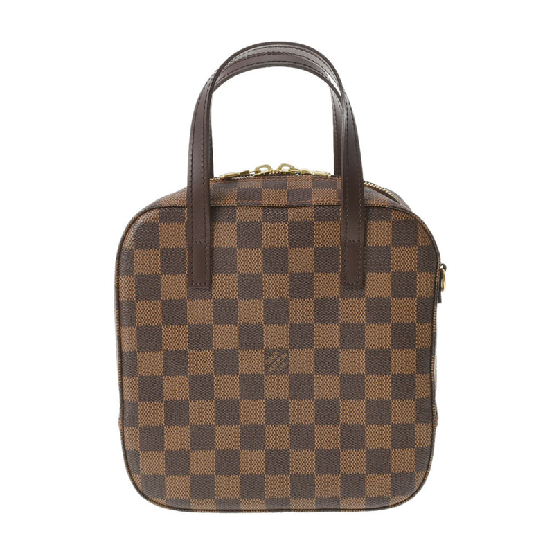 LOUIS VUITTON ルイヴィトン ダミエ スポンティーニ SPオーダー ブラウン N48021 ユニセックス ダミエキャンバス ハンドバッグ Aランク 中古 銀蔵