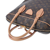 LOUIS VUITTON ルイヴィトン モノグラム キャリーオール MM ブラウン M43623 レディース モノグラムキャンバス ハンドバッグ ABランク 中古 銀蔵