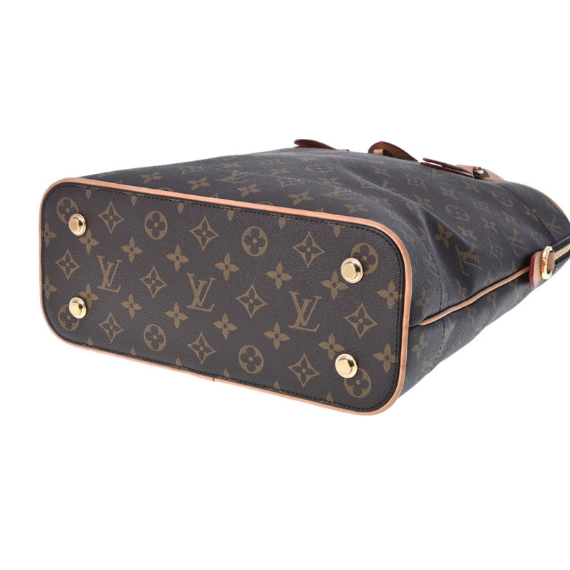 LOUIS VUITTON ルイヴィトン モノグラム キャリーオール MM ブラウン M43623 レディース モノグラムキャンバス ハンドバッグ ABランク 中古 銀蔵