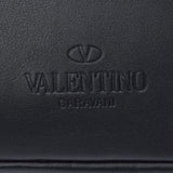 Valentino ヴァレンチノ ウエストバッグ 黒/白 ユニセックス カーフ ボディバッグ ABランク 中古 銀蔵