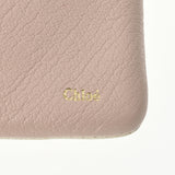 Chloe クロエ 白×ピンク×ゴールド メンズ レザー クラッチバッグ ABランク 中古 銀蔵