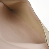 Chloe クロエ 白×ピンク×ゴールド メンズ レザー クラッチバッグ ABランク 中古 銀蔵