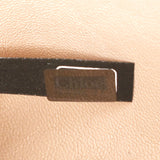 Chloe クロエ 白×ピンク×ゴールド メンズ レザー クラッチバッグ ABランク 中古 銀蔵