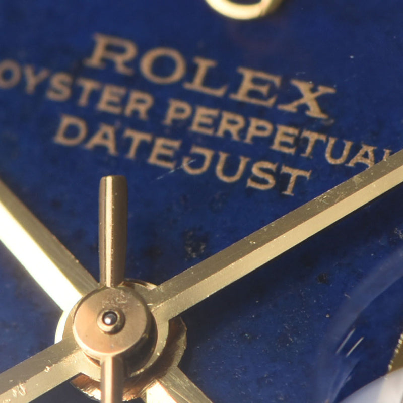 ROLEX ロレックス デイトジャスト 69178 レディース YG 腕時計 自動巻き ラピス文字盤 Aランク 中古 銀蔵