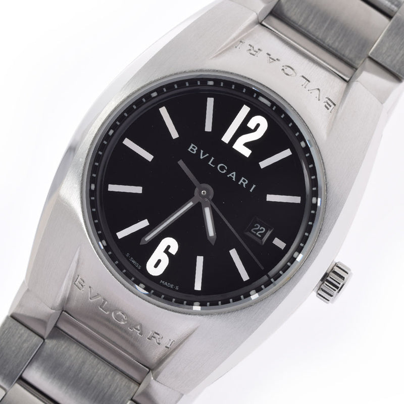 ブルガリ BVLGARI エルゴン クォーツ EG30S ブラック文字盤  腕時計 レディース