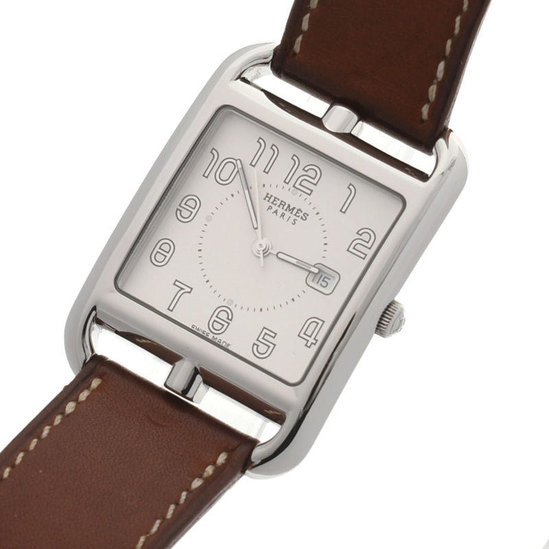 25ケースサイズ横エルメス ケープコッド SS×革   レディース 腕時計