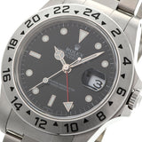 ROLEX ロレックス エクスプローラー2 16570 メンズ SS 腕時計 自動巻き 黒文字盤 Aランク 中古 銀蔵