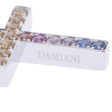 DAMIANI ダミアーニ レインボー ベルエポック クロスネックレス 2022年新作  レディース K18WG ネックレス Aランク 中古 銀蔵