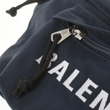 BALENCIAGA バレンシアガ ロゴ ウエストバッグ 紺/赤 533009 ユニセックス ナイロン ボディバッグ ABランク 中古 銀蔵