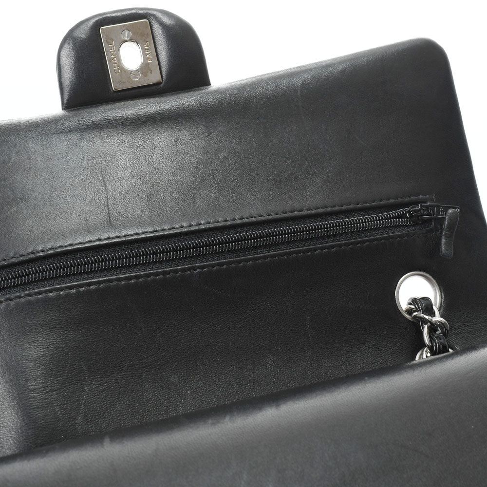 シャネルダブルフラップ 25cm チェーン 14143 ブラック ゴールド シャネルダブルフラップ 25cm チェーン 14143 ブラック ゴールド