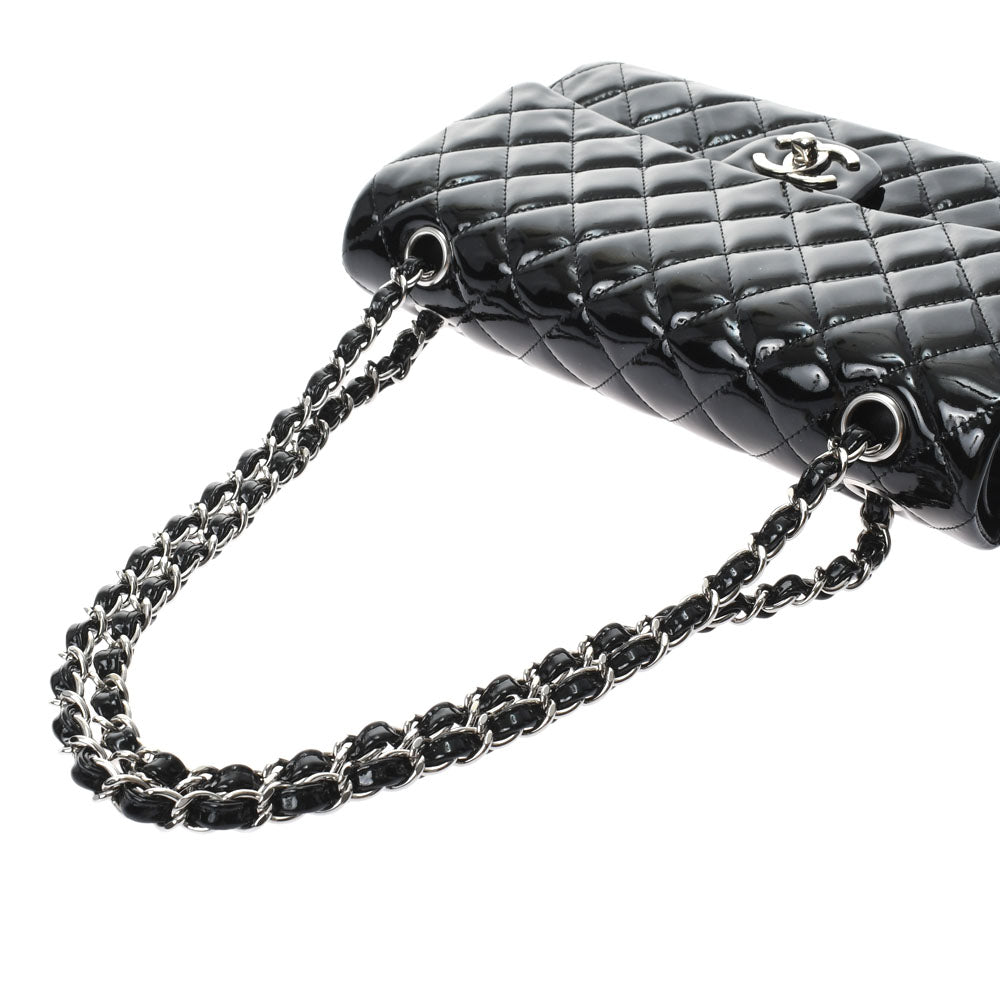 シャネルダブルフラップ 25cm チェーン 14143 ブラック ゴールド