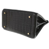 HERMES エルメス バーキン 30 黒 ゴールド金具 A刻印(2017年頃) レディース ニロティカス ハンドバッグ ABランク 中古 銀蔵