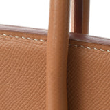 HERMES エルメス バーキン 35 ナチュラル ゴールド金具 □C刻印(1999年頃) ユニセックス クシュベル ハンドバッグ Bランク 中古 銀蔵