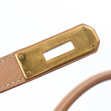HERMES エルメス バーキン 35 ナチュラル ゴールド金具 □C刻印(1999年頃) ユニセックス クシュベル ハンドバッグ Bランク 中古 銀蔵