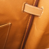 HERMES エルメス バーキン 35 ナチュラル ゴールド金具 □C刻印(1999年頃) ユニセックス クシュベル ハンドバッグ Bランク 中古 銀蔵