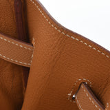 HERMES エルメス バーキン 35 ナチュラル ゴールド金具 □C刻印(1999年頃) ユニセックス クシュベル ハンドバッグ Bランク 中古 銀蔵
