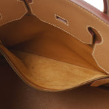 HERMES エルメス バーキン 35 ナチュラル ゴールド金具 □C刻印(1999年頃) ユニセックス クシュベル ハンドバッグ Bランク 中古 銀蔵