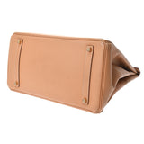HERMES エルメス バーキン 35 ナチュラル ゴールド金具 □C刻印(1999年頃) ユニセックス クシュベル ハンドバッグ Bランク 中古 銀蔵