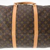 LOUIS VUITTON ルイヴィトン モノグラム キーポルバンドリエール60 ブラウン M41412 ユニセックス モノグラムキャンバス ボストンバッグ Bランク 中古 銀蔵