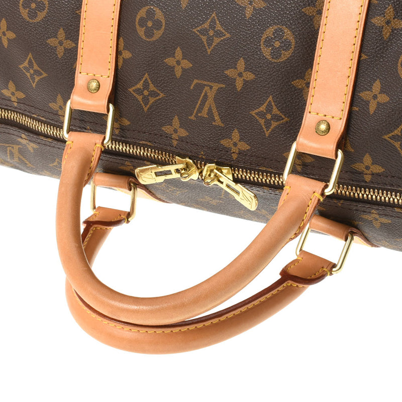 LOUIS VUITTON ルイヴィトン モノグラム キーポルバンドリエール60 ブラウン M41412 ユニセックス モノグラムキャンバス ボストンバッグ Bランク 中古 銀蔵