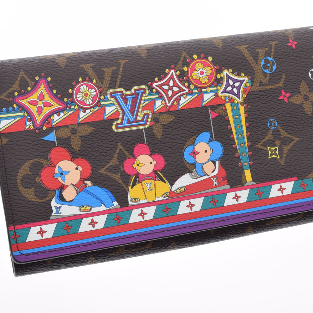 ルイヴィトンポルトフォイユサラ 14145 ブラウン ヴィヴィエンヌ ユニ