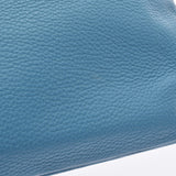 HERMES エルメス ボリード37  ブルージーン シルバー金具 □I刻印(2005年頃) レディース トリヨンクレマンス ハンドバッグ ABランク 中古 銀蔵