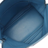 HERMES エルメス ボリード37  ブルージーン シルバー金具 □I刻印(2005年頃) レディース トリヨンクレマンス ハンドバッグ ABランク 中古 銀蔵