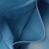 HERMES エルメス ボリード37  ブルージーン シルバー金具 □I刻印(2005年頃) レディース トリヨンクレマンス ハンドバッグ ABランク 中古 銀蔵