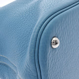 HERMES エルメス ボリード37  ブルージーン シルバー金具 □I刻印(2005年頃) レディース トリヨンクレマンス ハンドバッグ ABランク 中古 銀蔵