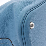HERMES エルメス ボリード37  ブルージーン シルバー金具 □I刻印(2005年頃) レディース トリヨンクレマンス ハンドバッグ ABランク 中古 銀蔵