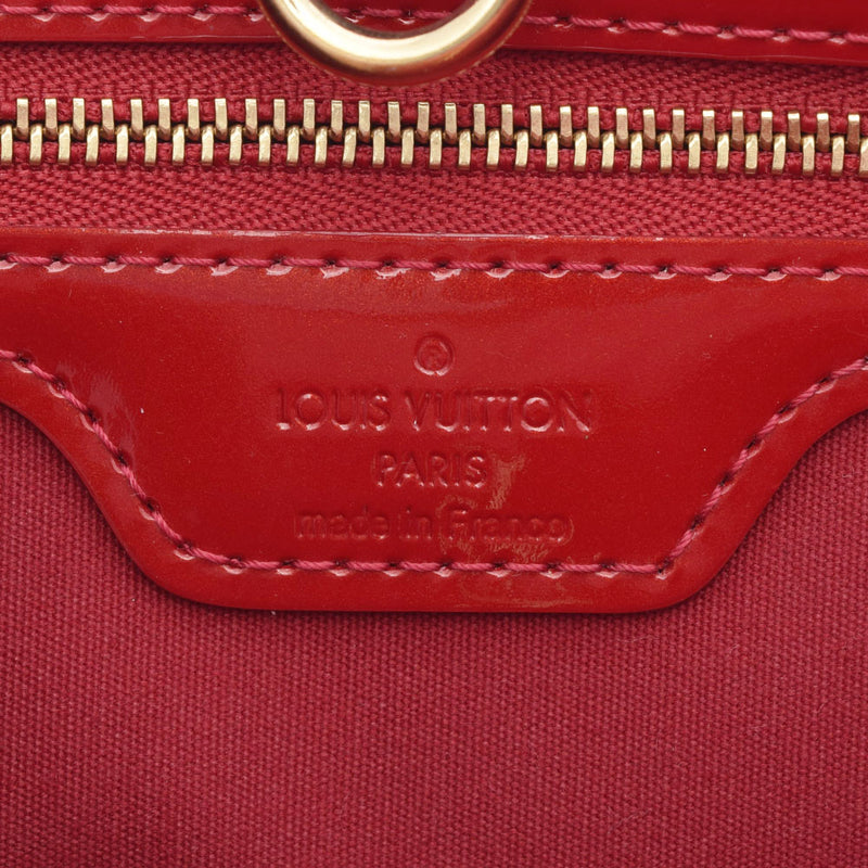 LOUIS VUITTON ルイヴィトン ヴェルニ ウィルシャーPM ポムダムール M93642 レディース モノグラムヴェルニ ハンドバッグ Bランク 中古 銀蔵