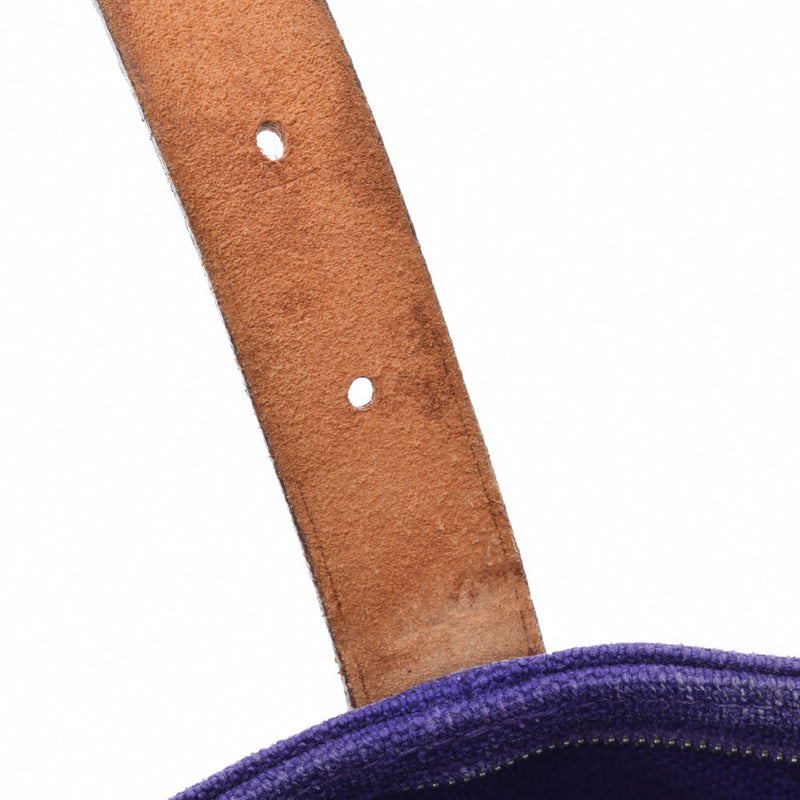 HERMES エルメス マルワリPM ブルーエレクトリック シルバー金具 □O刻印(2011年頃) ユニセックス キャンバス ショルダーバッグ ABランク 中古 銀蔵