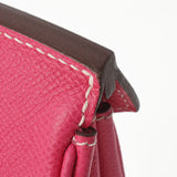 HERMES エルメス バーキン35 ローズティリアン ゴールド金具 □Q刻印(2013年頃) ユニセックス ヴォーエプソン ハンドバッグ Aランク 中古 銀蔵