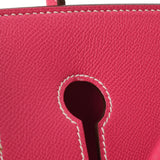 HERMES エルメス バーキン35 ローズティリアン ゴールド金具 □Q刻印(2013年頃) ユニセックス ヴォーエプソン ハンドバッグ Aランク 中古 銀蔵