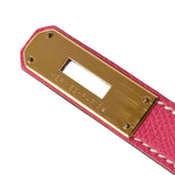 HERMES エルメス バーキン35 ローズティリアン ゴールド金具 □Q刻印(2013年頃) ユニセックス ヴォーエプソン ハンドバッグ Aランク 中古 銀蔵