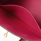 HERMES エルメス バーキン35 ローズティリアン ゴールド金具 □Q刻印(2013年頃) ユニセックス ヴォーエプソン ハンドバッグ Aランク 中古 銀蔵