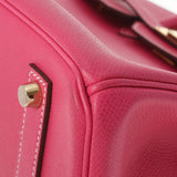 HERMES エルメス バーキン35 ローズティリアン ゴールド金具 □Q刻印(2013年頃) ユニセックス ヴォーエプソン ハンドバッグ Aランク 中古 銀蔵