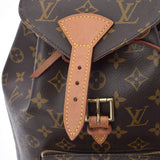 LOUIS VUITTON ルイヴィトン モノグラム モンスリ MM ブラウン M51136 ユニセックス モノグラムキャンバス リュック・デイパック Bランク 中古 銀蔵