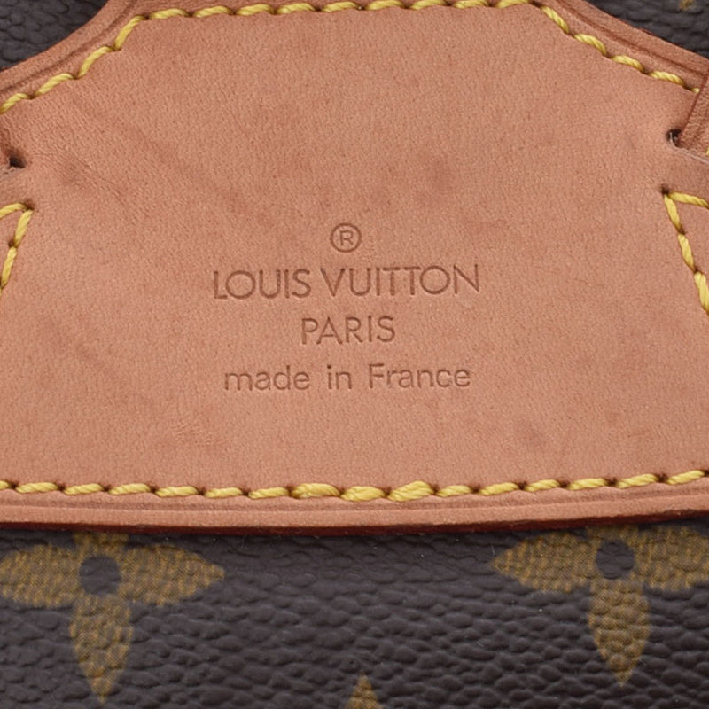 LOUIS VUITTON ルイヴィトン モノグラム モンスリ MM ブラウン M51136 ユニセックス モノグラムキャンバス リュック・デイパック Bランク 中古 銀蔵