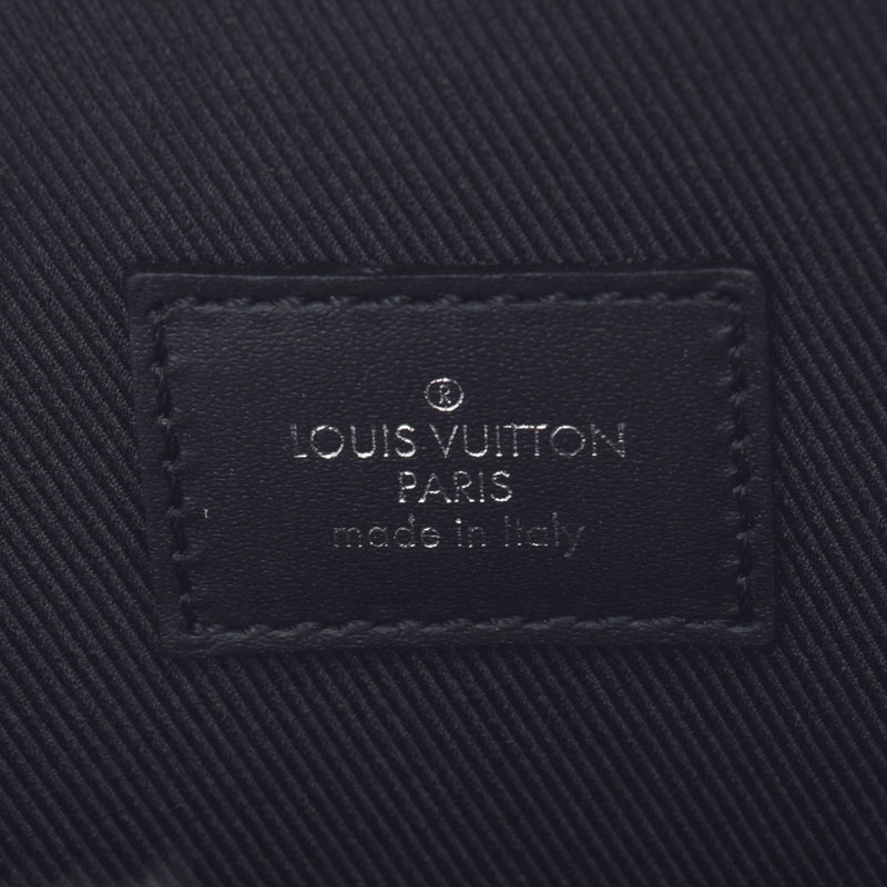 LOUIS VUITTON ルイヴィトン モノグラム エクリプス ポルトクレ バックパックトランク 黒 M80221 メンズ モノグラムエクリプスキャンバス キーホルダー ABランク 中古 銀蔵