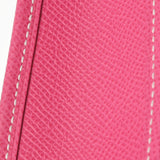 HERMES エルメス エヴリン TPM ロングストラップ ローズティリアン パラジウム金具 □P刻印(2012年頃) レディース ヴォーエプソン ショルダーバッグ 新同 中古 銀蔵