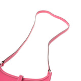 HERMES エルメス エヴリン TPM ロングストラップ ローズティリアン パラジウム金具 □P刻印(2012年頃) レディース ヴォーエプソン ショルダーバッグ 新同 中古 銀蔵