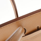 HERMES エルメス バーキン35 ゴールド ゴールド金具 □A刻印(1997年頃) ユニセックス アルデンヌ ハンドバッグ ABランク 中古 銀蔵