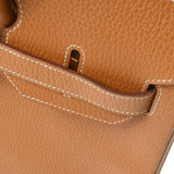 HERMES エルメス バーキン35 ゴールド ゴールド金具 □A刻印(1997年頃) ユニセックス アルデンヌ ハンドバッグ ABランク 中古 銀蔵