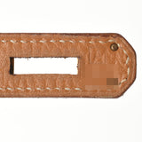 HERMES エルメス バーキン35 ゴールド ゴールド金具 □A刻印(1997年頃) ユニセックス アルデンヌ ハンドバッグ ABランク 中古 銀蔵